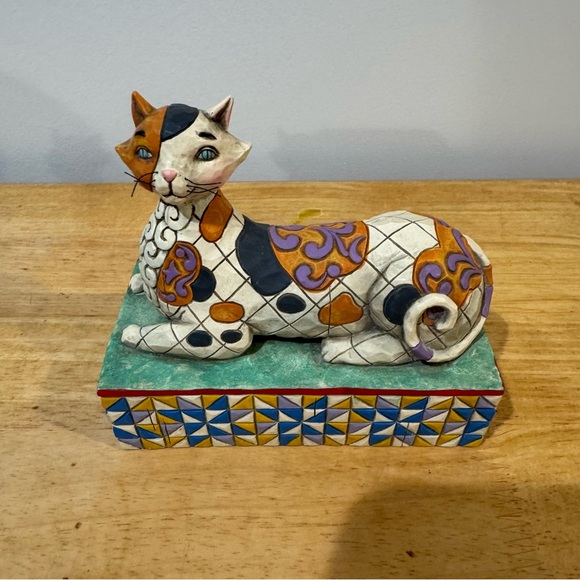 Jim Shore Calliope Cat Figurine Heartwood Creek - Picture 1 of 7